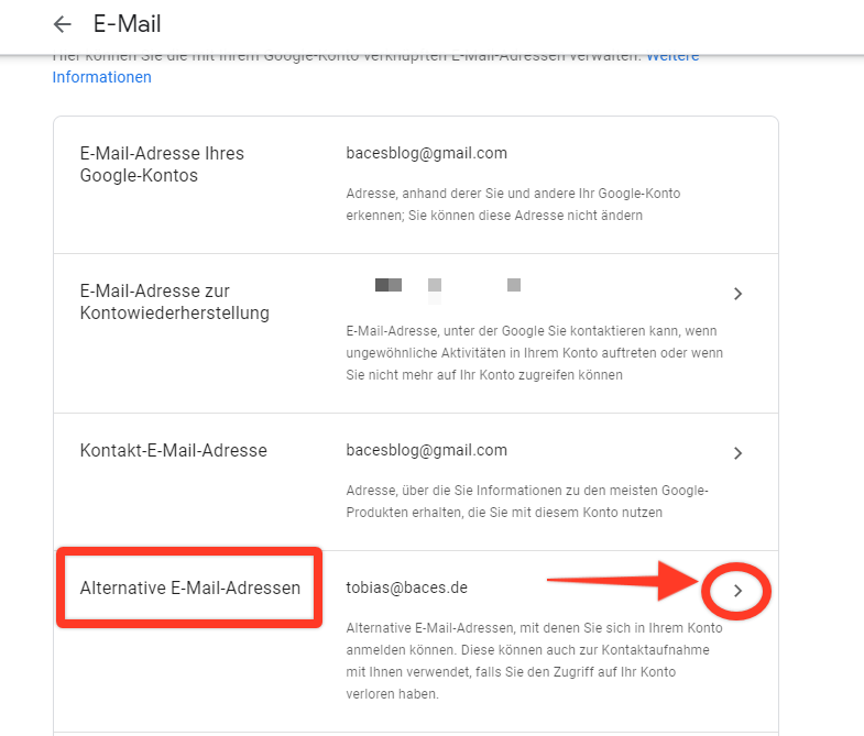 Gmail Sender Bild Alternative Email Adresse hinzufügen